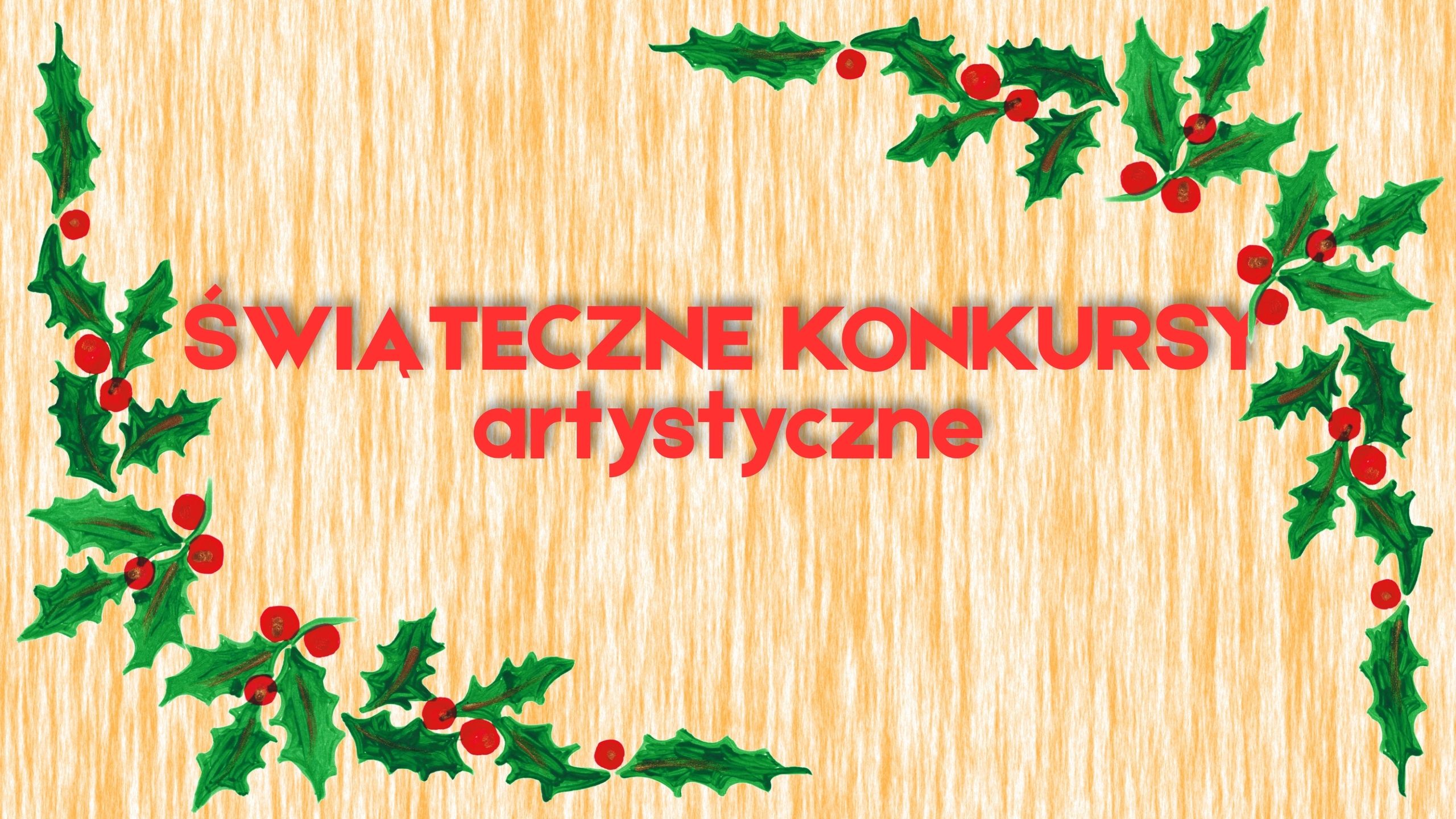Świąteczne konkursy artysyczne