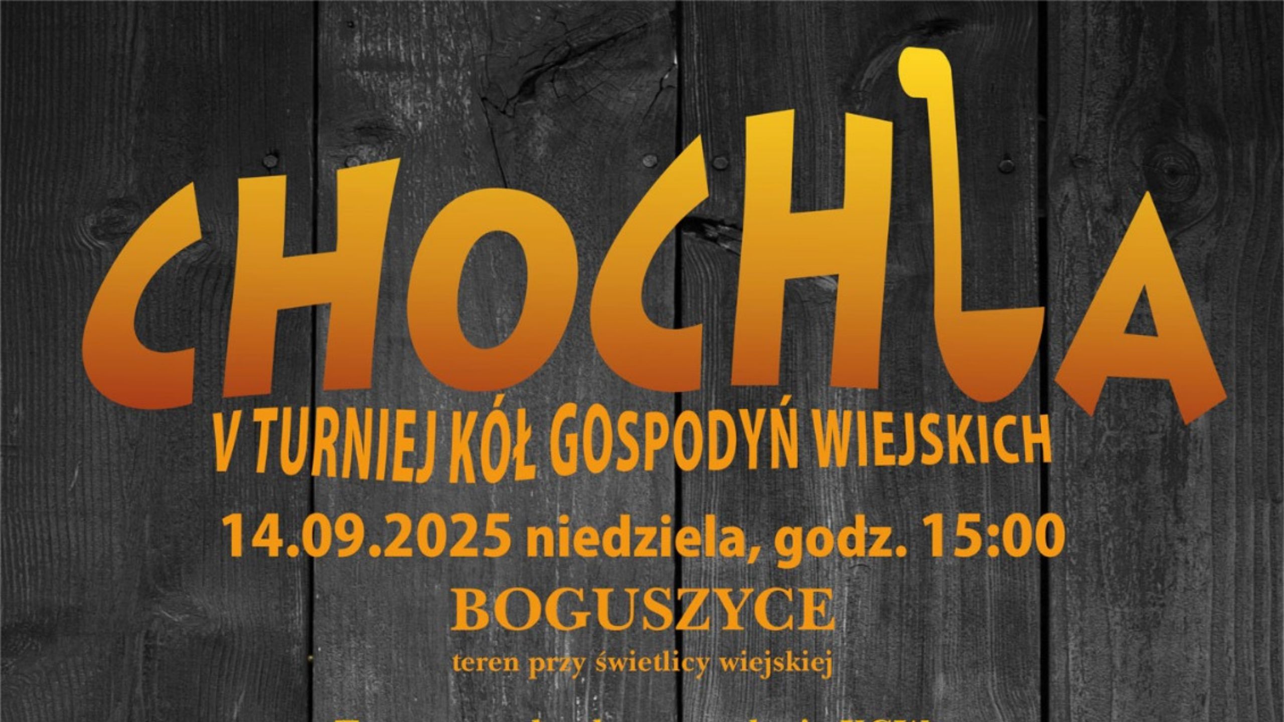 ODWOŁANA - V Chochla - Turniej Kół Gospodyń Wiejskich