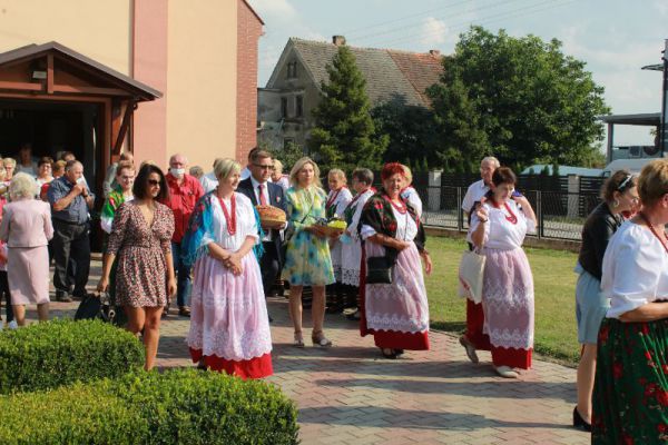 21.08.2021. Bystre. Msza św. dożynkowa.